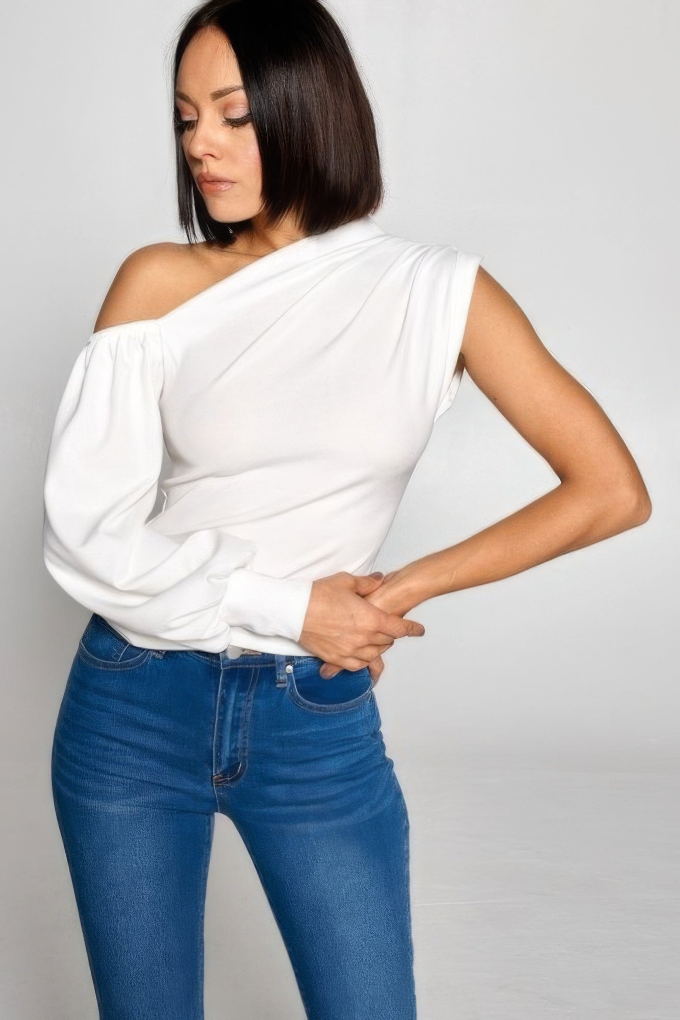 Ladies Designer One-shoulder Top