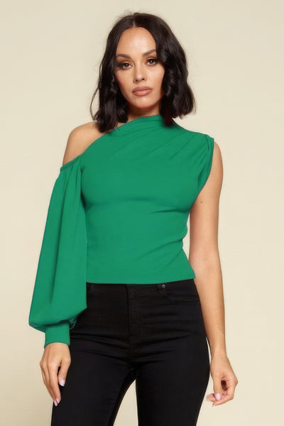 Ladies Designer One-shoulder Top