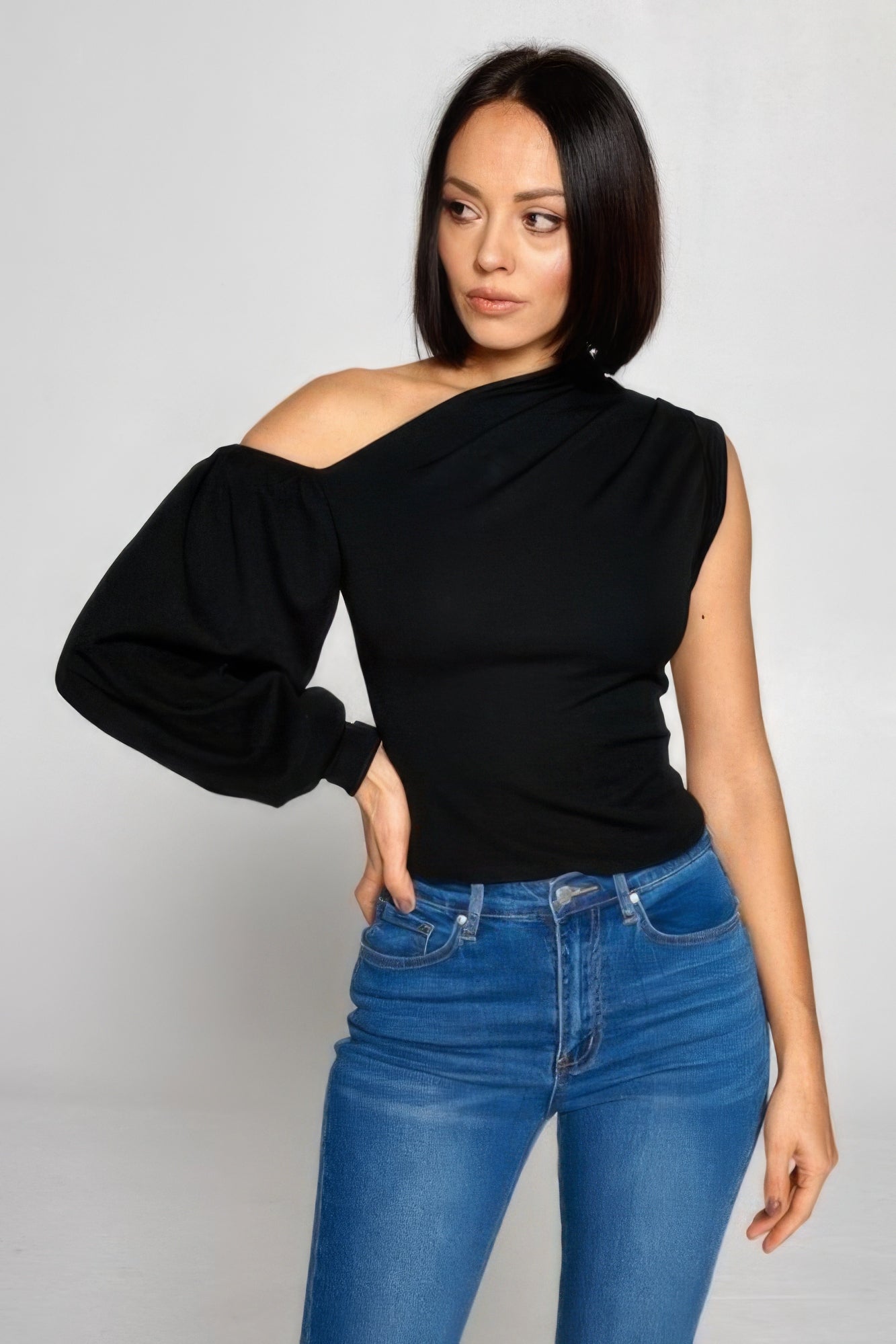 Ladies Designer One-shoulder Top