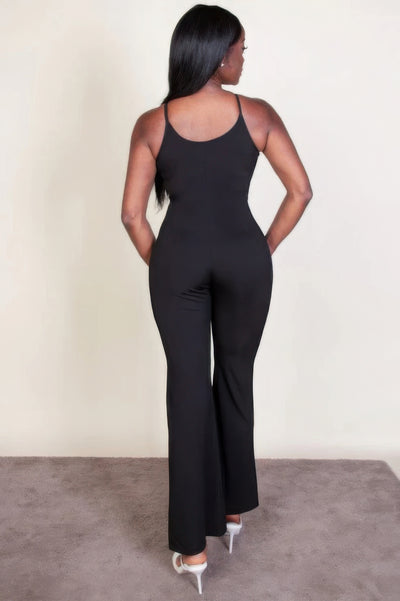 Ribbed  wide leg jumpsuit