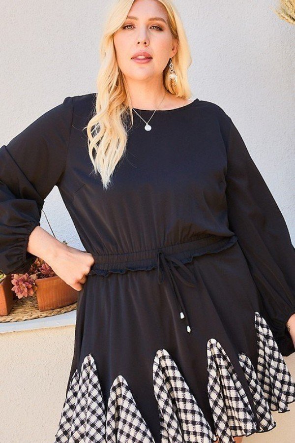 Bubble Sleeve Ruffle Romper