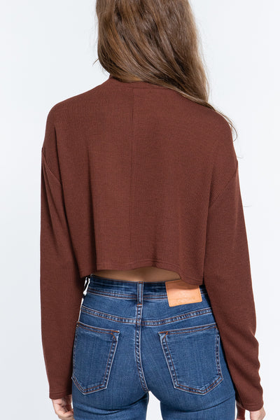 Long Sleeve Crop Jacket