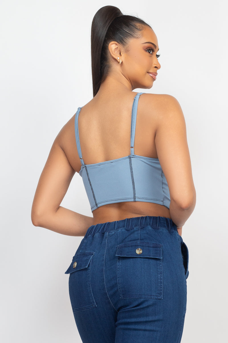 Bustier Ribbed Tank