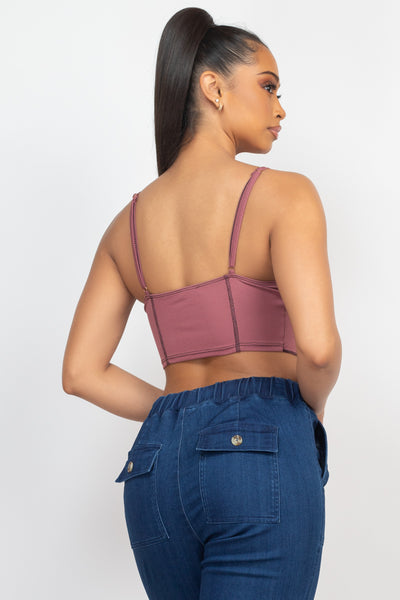 Bustier Ribbed Tank