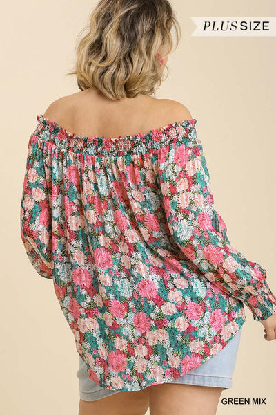 Long Sleeve Off Shoulder Top