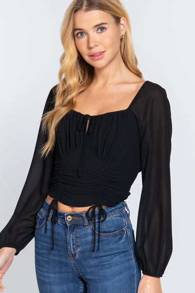 Anastasia Ruched Corset Top