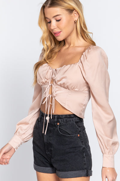 Sweetheart Satin Top