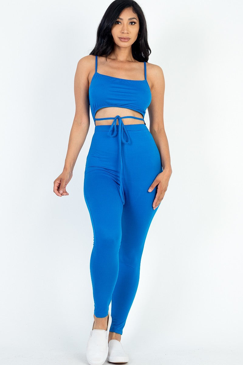 Sporty Cut Out Jumpsuit