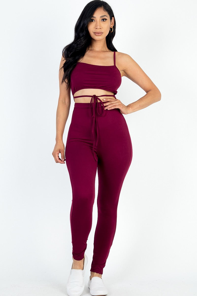 Sporty Cut Out Jumpsuit