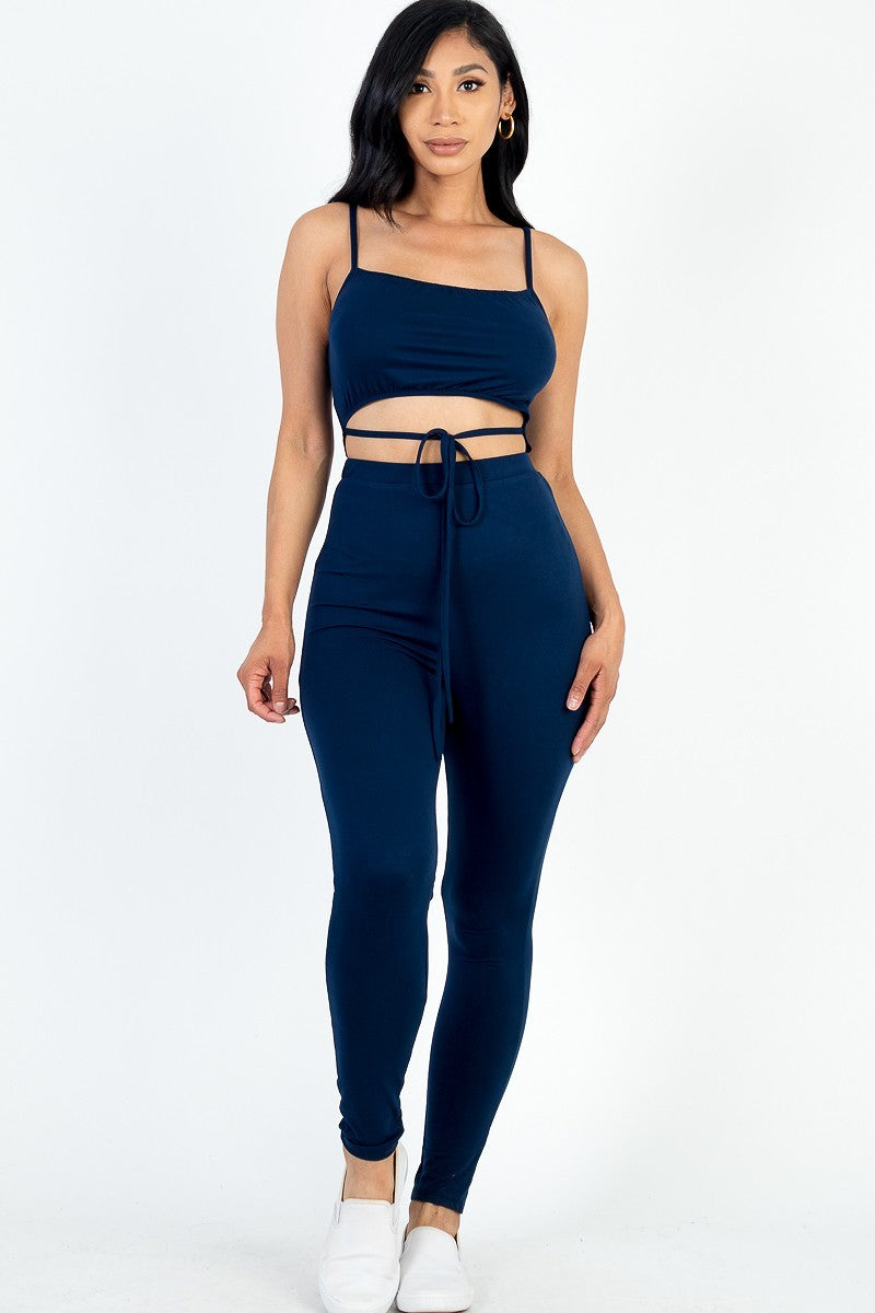 Sporty Cut Out Jumpsuit