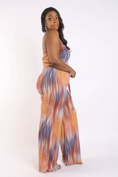 Sasha Abstract Tube Romper