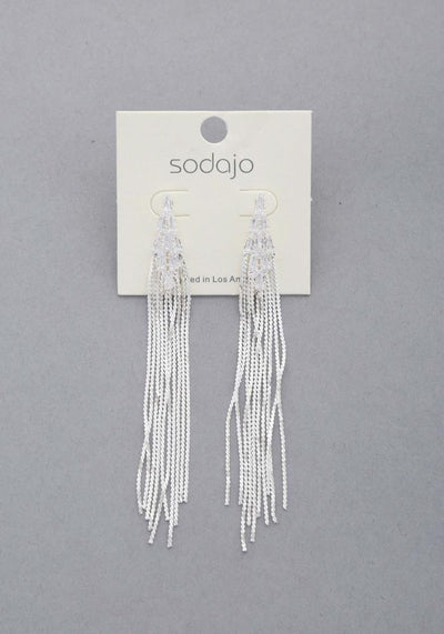 Sodajo Crystal Dangle Earrings