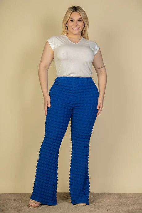 Plus Size Bubble Flare Pants