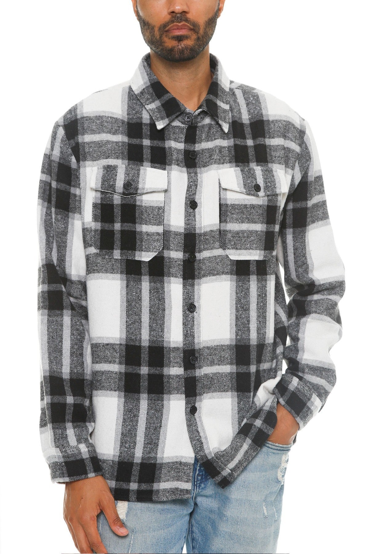 Men's Checkered Soft Flannel