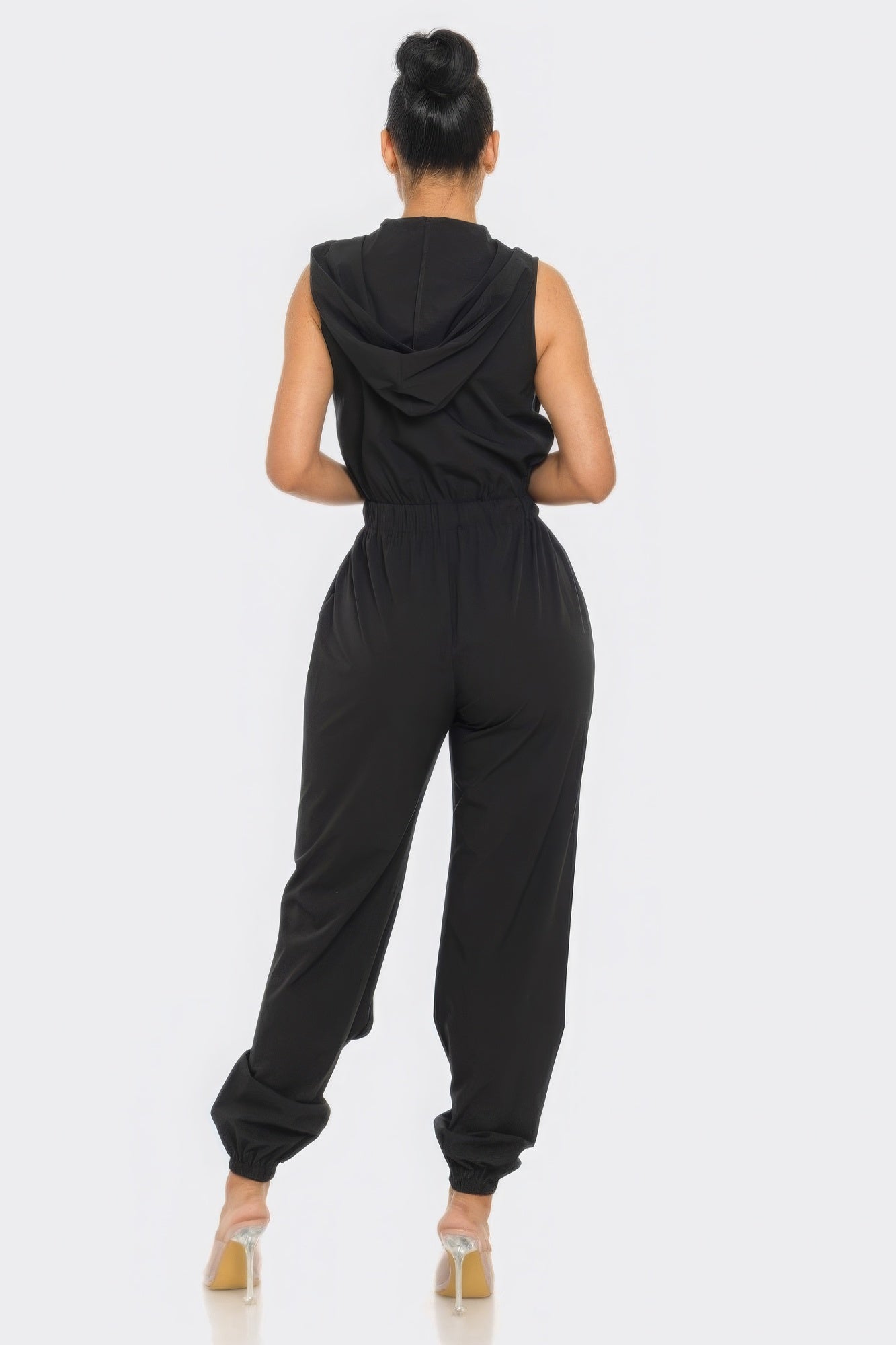 Aubrey Sleeveless Cargo Jumpsuit